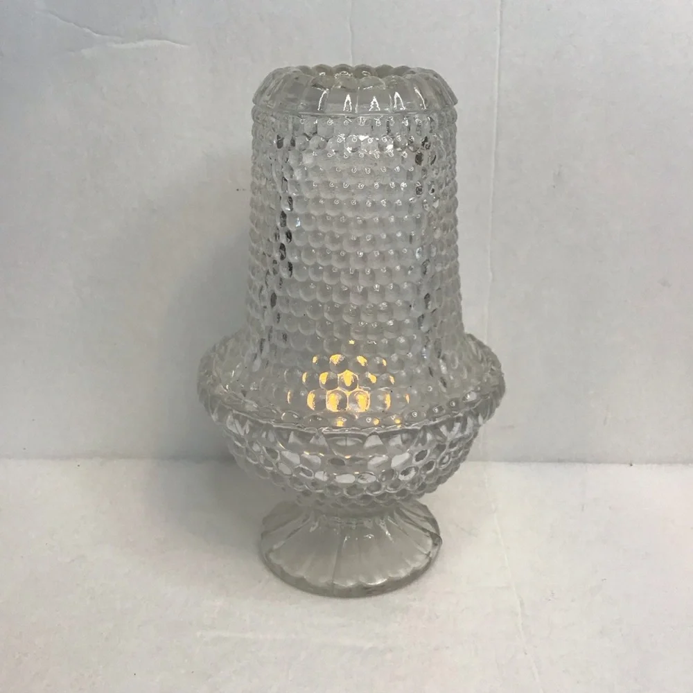 DUNCAN MILLER VTG 60's 1000 Eyes Clear Glass Fairy Lamp
